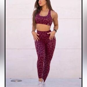 Bombshell Sportswear Shine Sports bra and  Leggings set